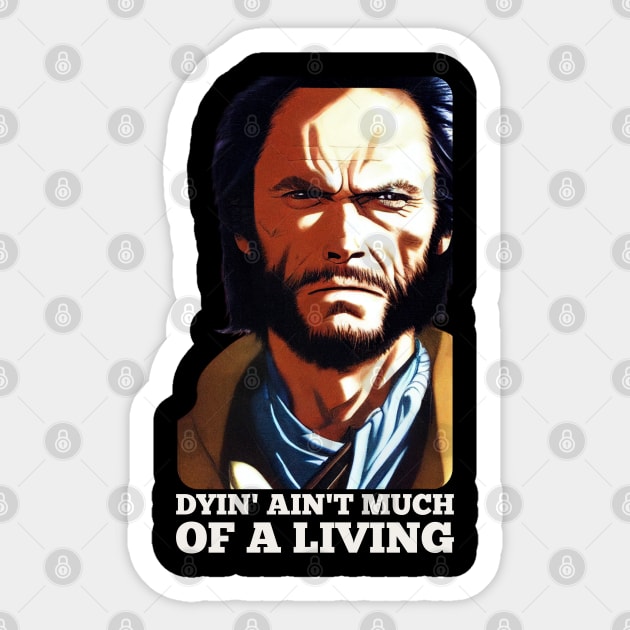 Outlaw Josey Wales, Clint Eastwood Sticker by Teessential